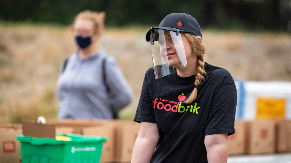 Kamloops Food Bank volunteer